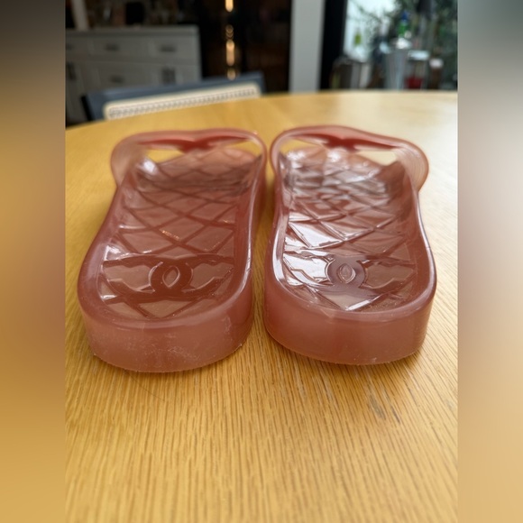 Chanel Jelly Slide Sandals – Pink / Rose – Size 40 - Picture 9 of 9